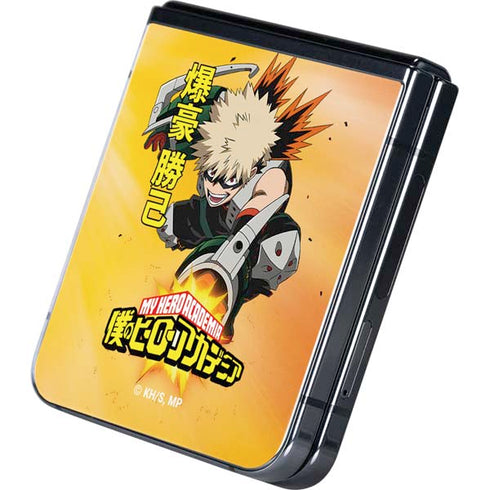 My Hero Academia Katsuki Bakugo Season 4 Galaxy Z Flip5 5G Skin